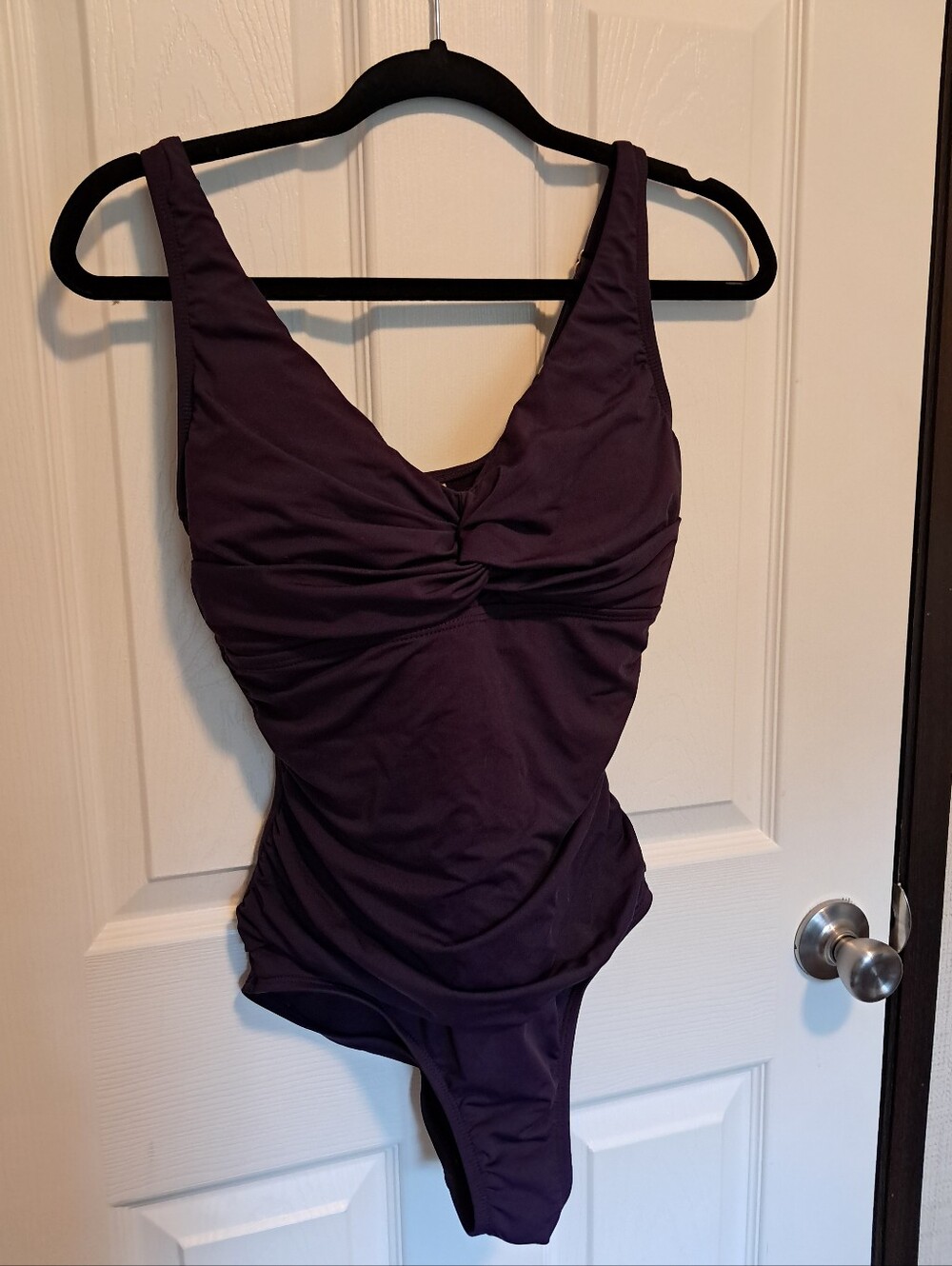Land's End Ruched One Piece Swimsuit